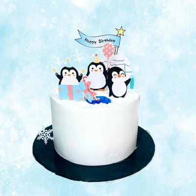 Maisha's Cake - Penguin theme cake! Alhamdulillah for... | Facebook