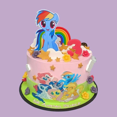 Scenic Cake Mickey Mouse Minnie Bing Rainbow Unicorn Fake Cake Birth  Baptism -  Singapore