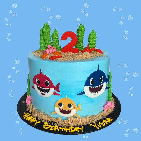 Halal-Certified Baby Shark Doo-Doo Cake - Piece Of Cake