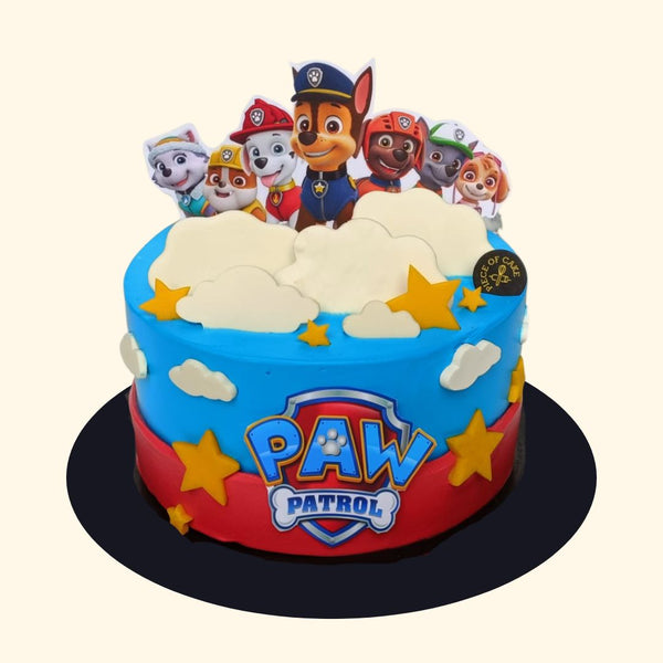 Halal-Certified Paw Patrol Inspired Theme Cake - Piece Of Cake