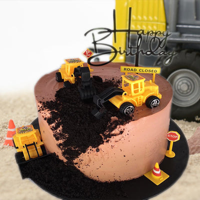 Excavator Cake idea - YouTube